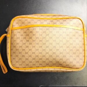 GUCCI Vintage Micro GG Clutch Wristlet